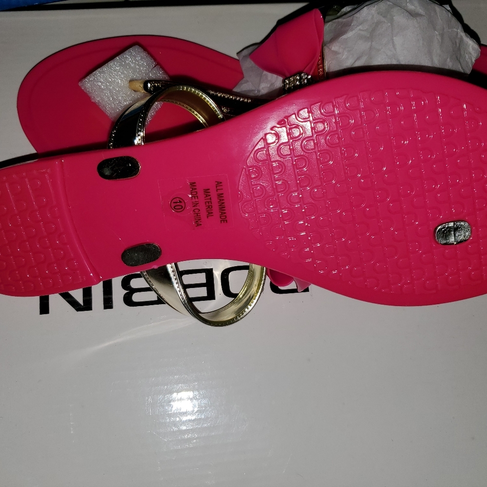Women's gel thong sandal
